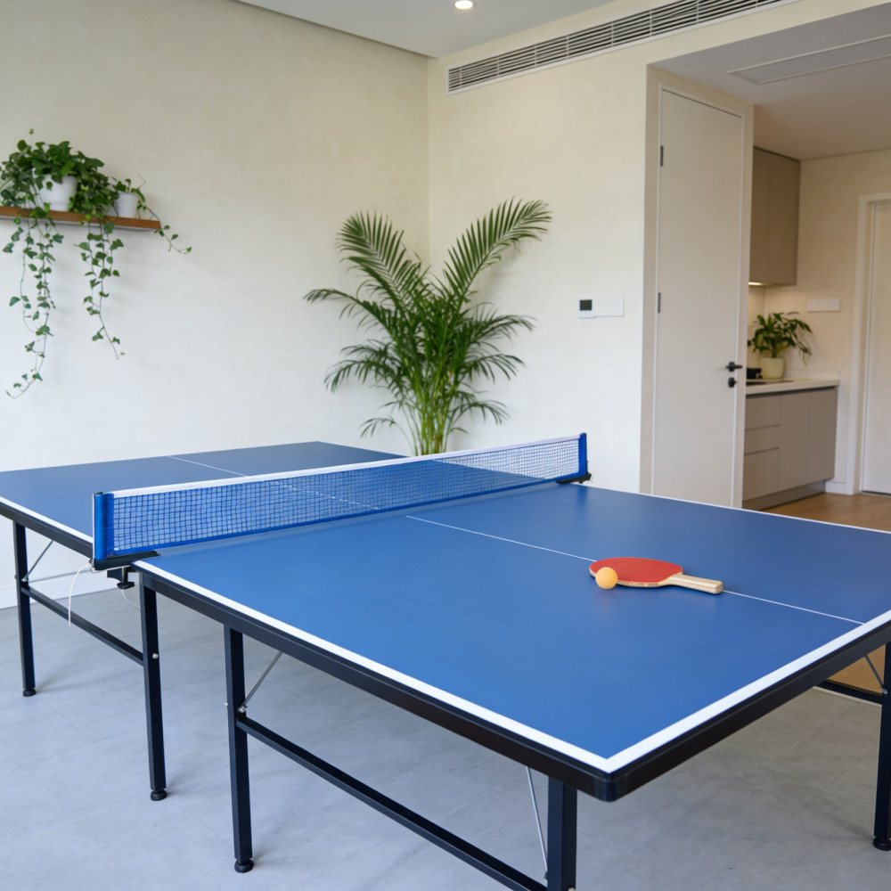 Επαγγελματικό Τραπέζι Ping Pong με Επιφάνεια 16mm Density Board (MDF) και Μεταλλικά Πόδια – 274x152x76cm TABLE-8 Επαγγελματικό Τραπέζι Ping Pong με Επιφάνεια 16mm Density Board (MDF) και Μεταλλικά Πόδια – 274x152x76cm TABLE-8