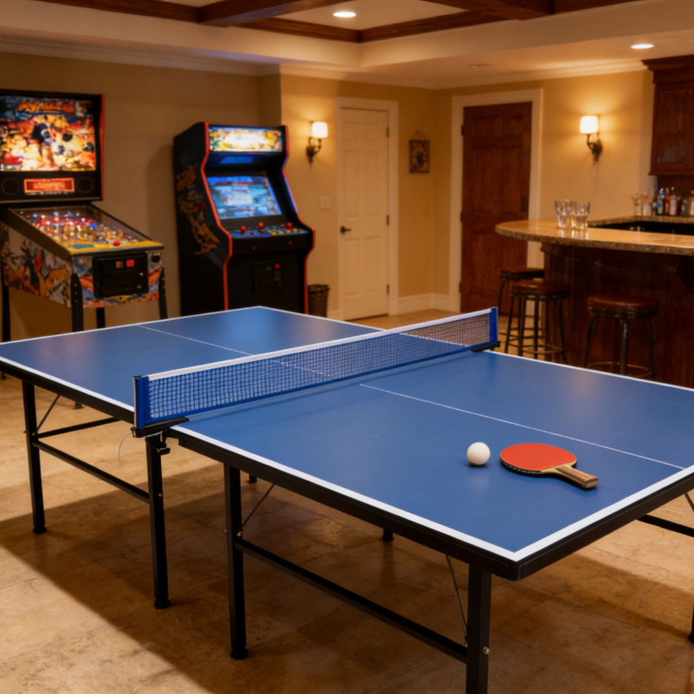 Επαγγελματικό Τραπέζι Ping Pong με Επιφάνεια 16mm Density Board (MDF) και Μεταλλικά Πόδια – 274x152x76cm TABLE-8 Επαγγελματικό Τραπέζι Ping Pong με Επιφάνεια 16mm Density Board (MDF) και Μεταλλικά Πόδια – 274x152x76cm TABLE-8