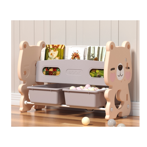 Πλαστική Βιβλιοθήκη Cute Bear Ροζ SN-QD001-PN Πλαστική Βιβλιοθήκη Cute Bear Ροζ SN-QD001-PN