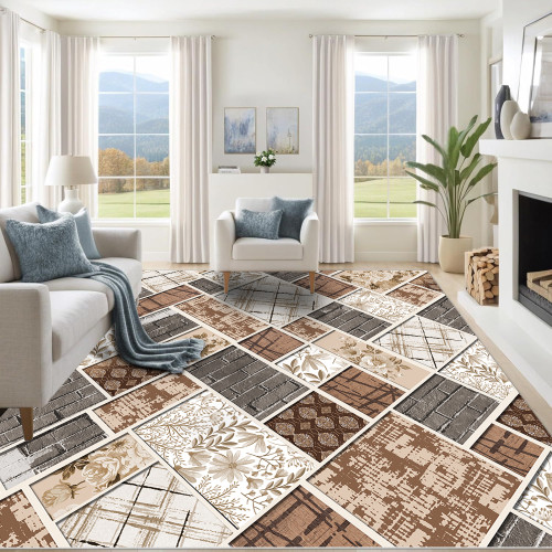 Χαλί 4 Εποχών με σχέδιο Αντιολισθητικό 160x210cm M-450-160