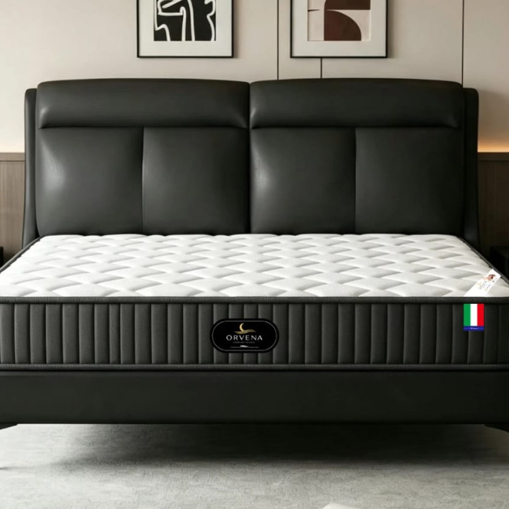 Ανατομικό Στρώμα Αφρού ORVENA 160x200 STRU-01-BLACK με ύψος 25CM