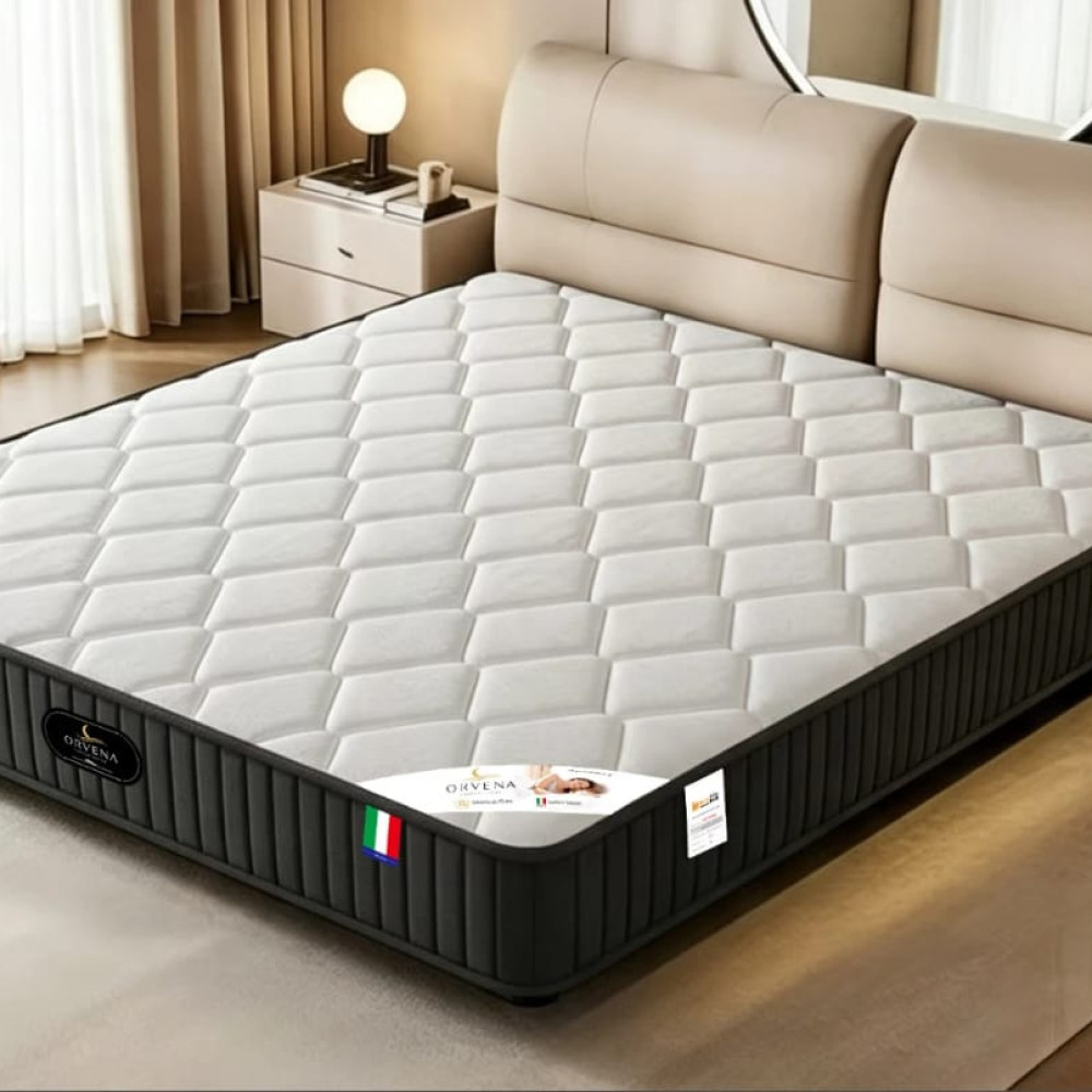 Ανατομικό Στρώμα Αφρού ORVENA 160x200 STRU-01-BLACK με ύψος 25CM