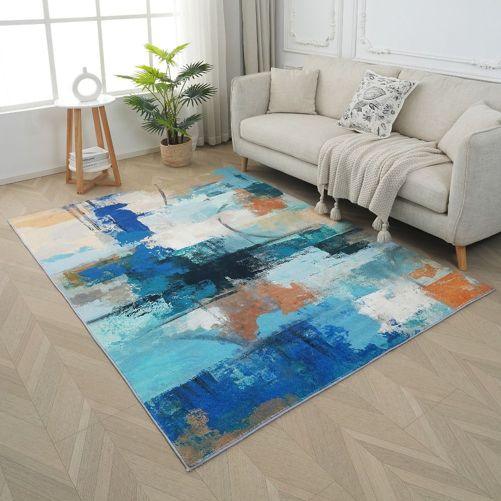 Χαλί London Soft Touch με σχέδιο 180x280cm με απαλή βελούδινη υφή Βελούδινο χαλί imitation cashmere με αντιολισθητική βάση